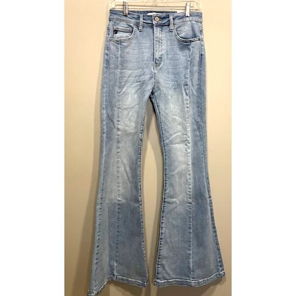 NWT Kancan Amayah High Rise Super Flare Jeans Womens 9/28 - Picture 2 of 12